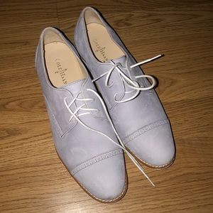 Cole Haan purple suede shoes